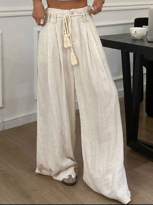 Женские штаны со льном