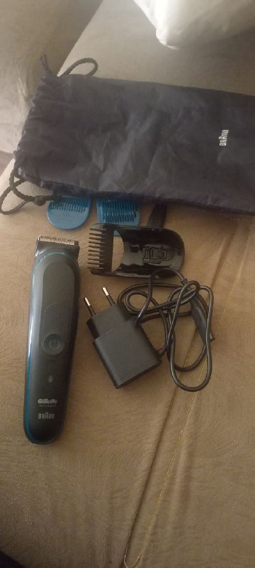 Профессиональная машинка для стрижки Braun, щетки, зарядное устройство
