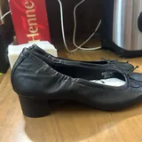 Кожаные балетки Zara 4