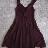 Бордовое платье Abercrombie & Fitch 1