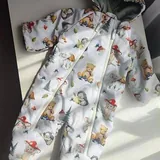 Утепленный и плюшевый комбинезоны для малышей 1