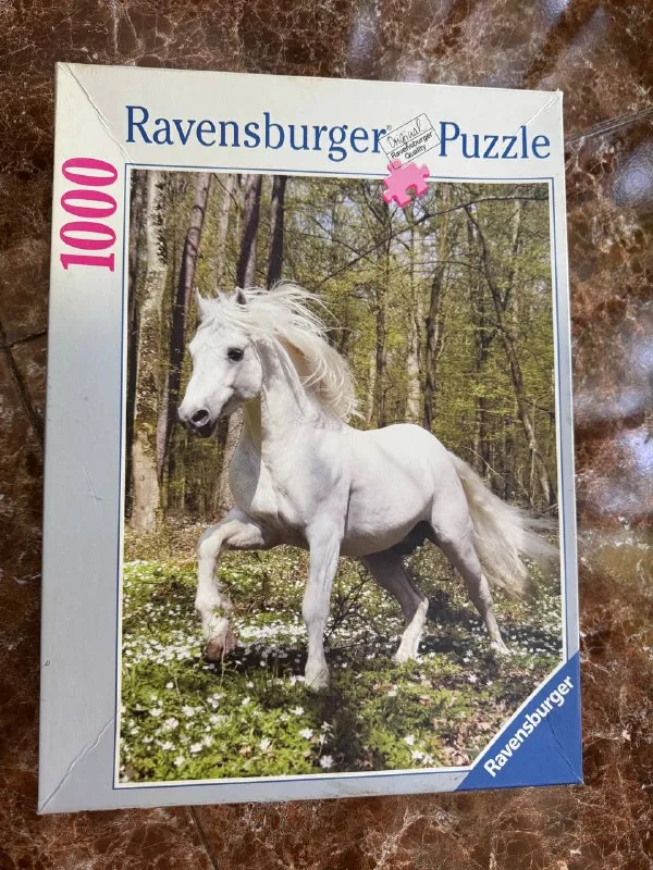 Пазл Ravensburger Белая лошадь 1000 деталей 1