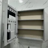 Тумба с раковиной и зеркалом 8