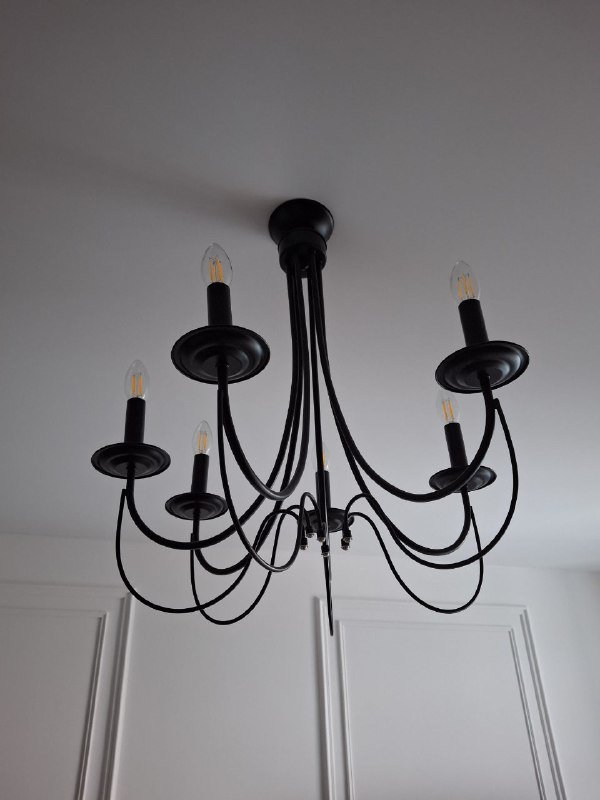 Подвесной светильник люстра с LED лампочками 2