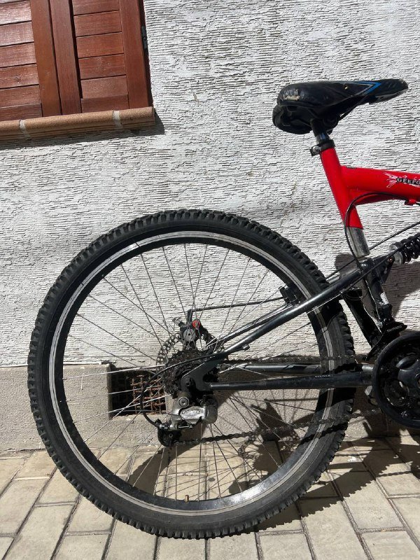 Велосипед 26 размер дисков на новых шинах 3