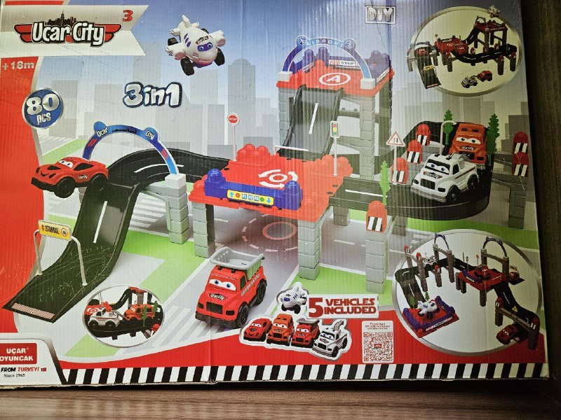 Игровой набор с машинками 3 в 1