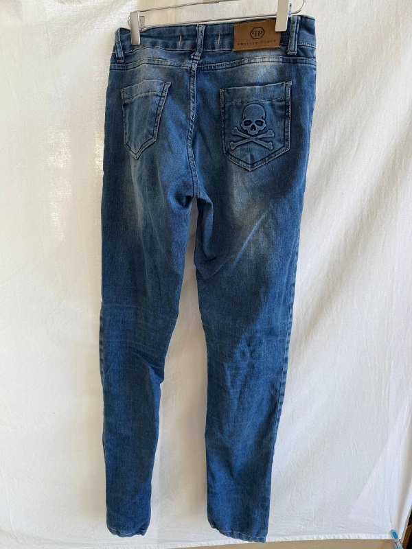 Джинсы гламурно-рок-н-рольные стрейч M-L 2