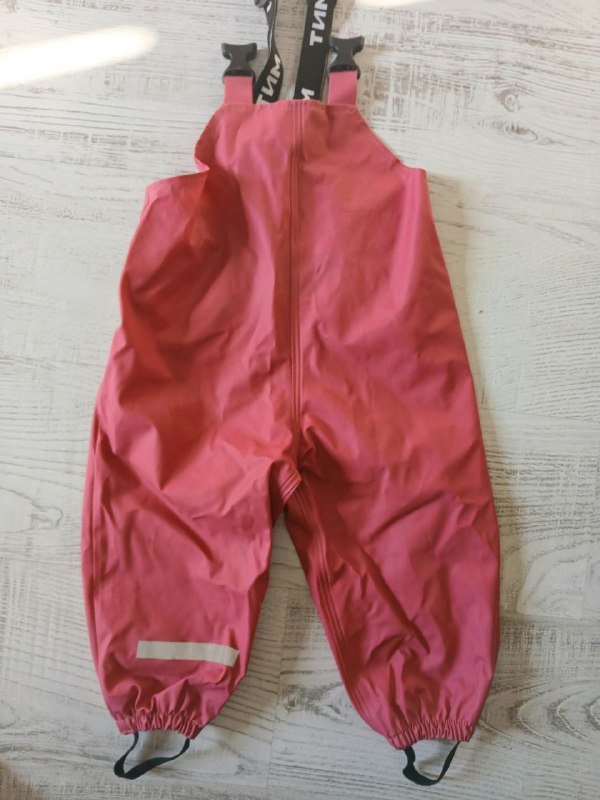 Резиновые непромокаемые штаны комбинезон на дождь 86 размер 3