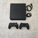PS4 Slim, два контроллера 1