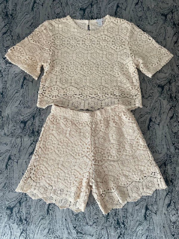 Костюм Amisu из кружевного полотна размер S
