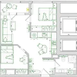 Квартира 53 м² в Батуми, 3 комнаты 7