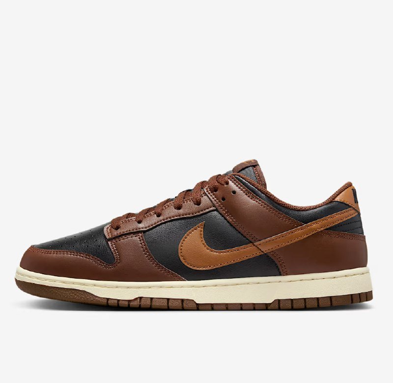 Nike Dunk Low Retro коричневые кроссовки 3