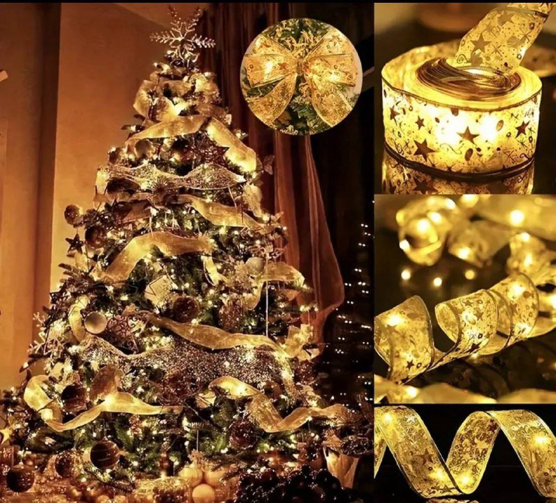 Новогоднее освещение для елки 2