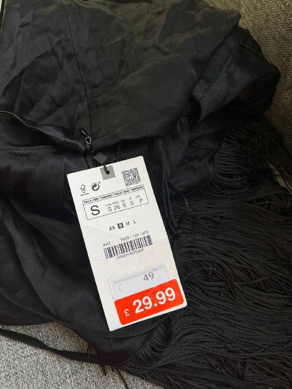 Сатиновое чёрное платье Zara, джинсовое мини-платье Zara 4