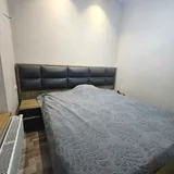 Двуспальная кровать с тумбами и матрасом 2