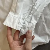 Белая рубашка oversize 2