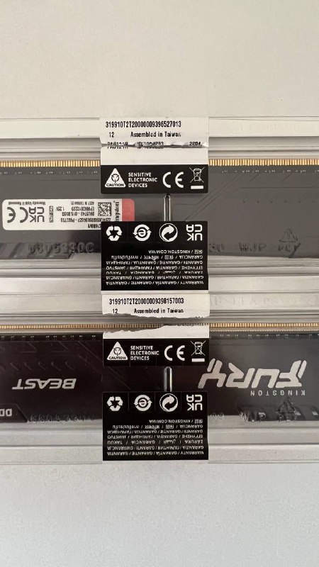 ОЗУ Kingston FURY Beast DDR4 2×8GB 3200MHz 5