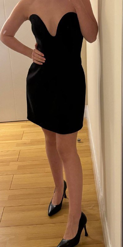 Платье Zara черное размер XS-S