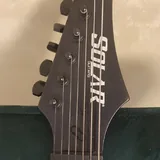 Леворукая гитара Solar и чехол Schecter 5
