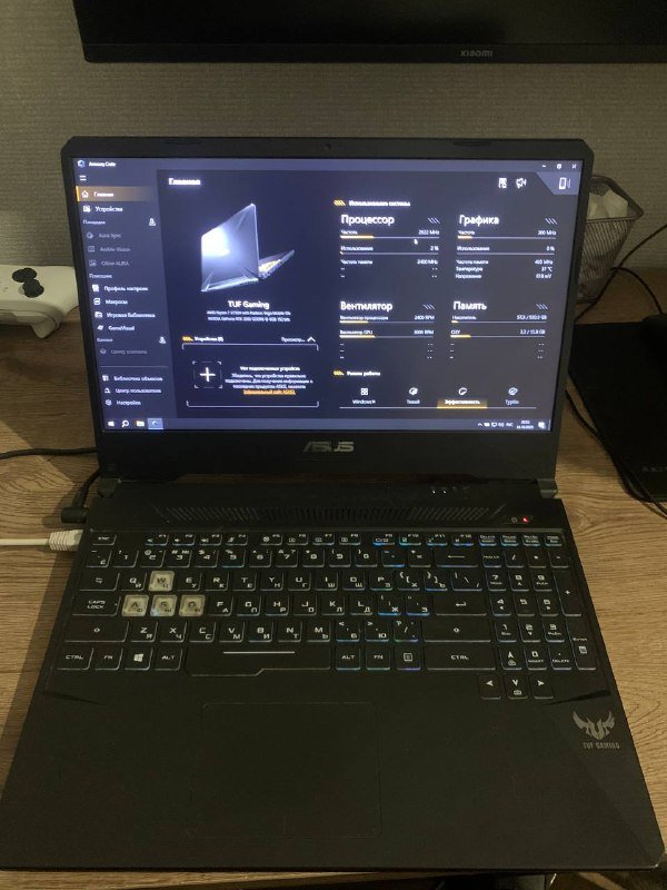 Asus TUF FX505DV ноутбук Ryzen 7 RTX 2060 SSD 1TB ОЗУ 16GB