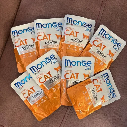 Жидкий корм Monge Kitten, 8 штук