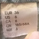 H&M-ის მოკლე ქალის ჯინსის შორტები 2
