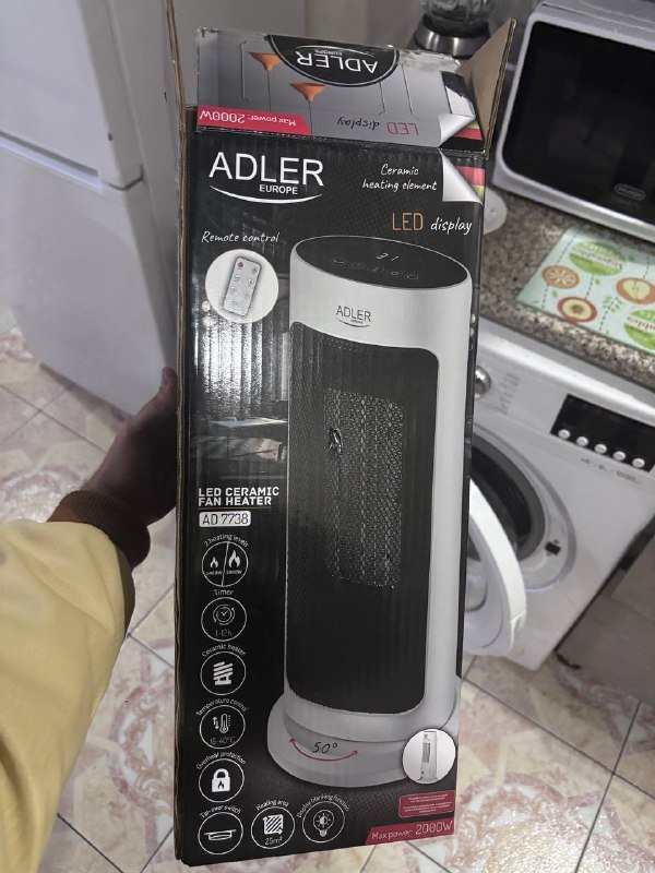 Электрический обогреватель Adler AD 7738 4