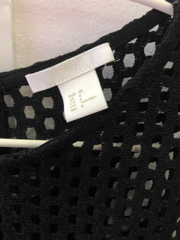 черное платье H&M размер S-M 5