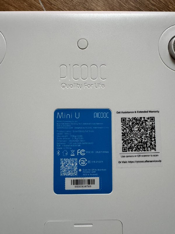 Умные весы picooc mini u 2