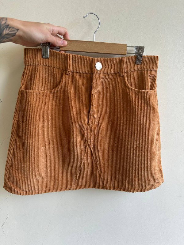 Вельветовая мини-юбка Shein размер М