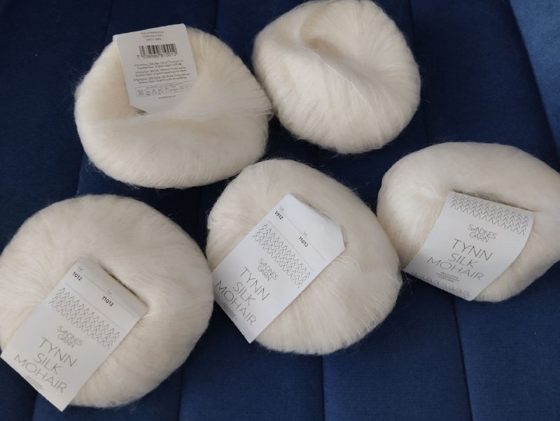 Пряжа Sandnes Garn Tynn Silk Mohair, 5 клубочков 3