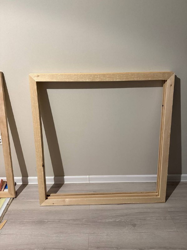 Галерейные подрамники 30x30x3.5 см, 50x50x3.5 см, 100x80x3.5 см, обычные 100x100x2 см, 120x100x2 см 5