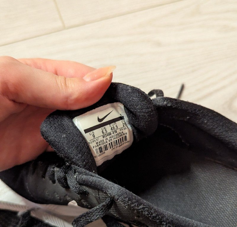 Женские кроссовки Nike черные 41 размер 2