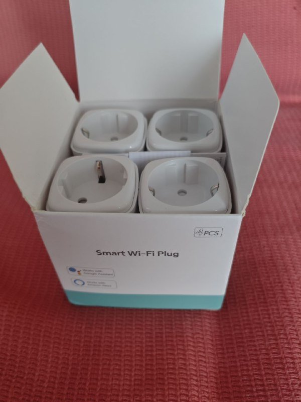 Умная Wi-Fi розетка 16А комплект 4 штуки