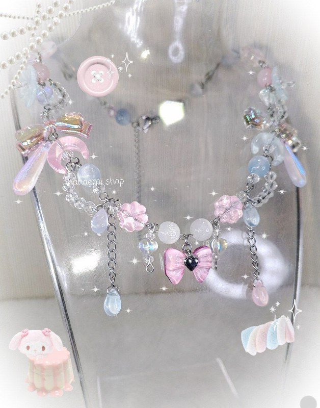 ожерелье, брелок ручной работы 2