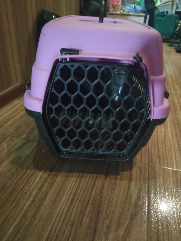 Переноска для животных розового цвета 3