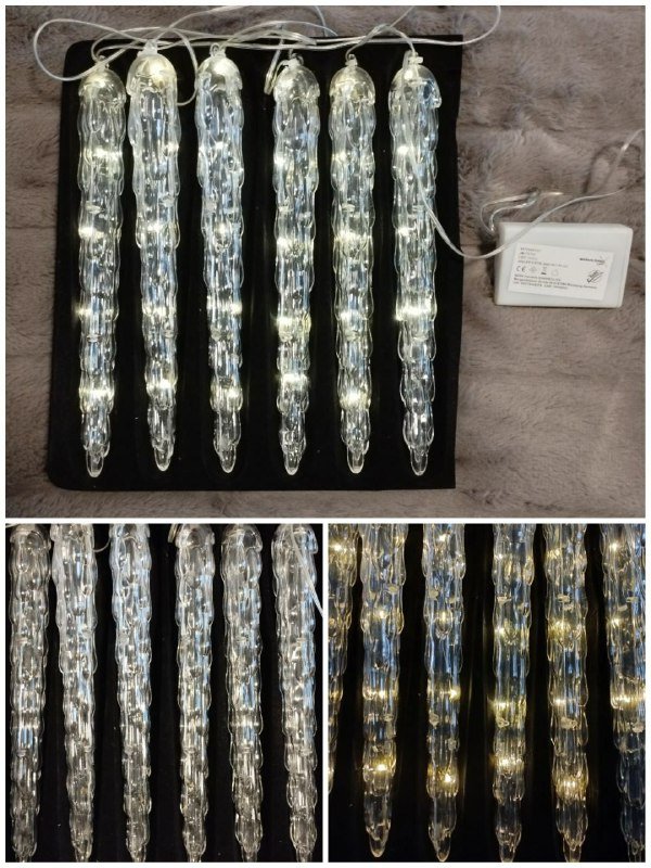 Гирлянда сосульки светодиодная