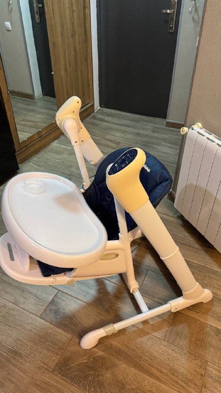 Стул для кормления 2 в 1: стульчик и качели 3