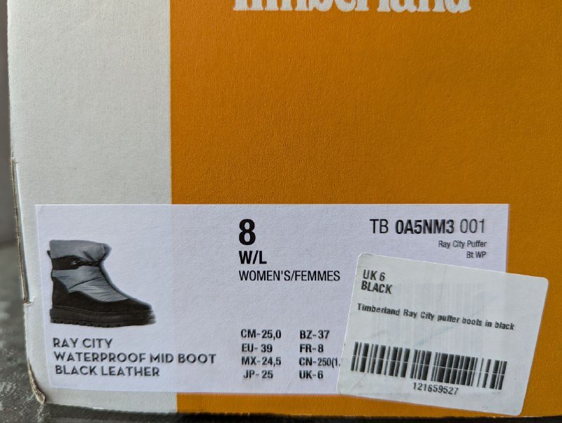 Женские ботинки Timberland Ray City 8 US 39 EU 6