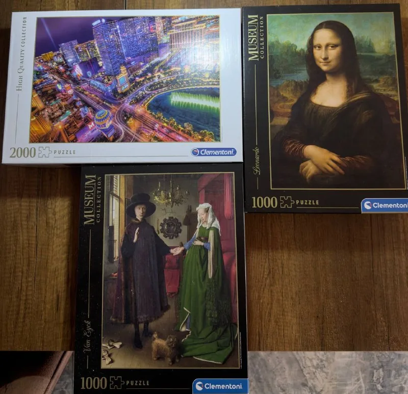Пазлы 1000 и 2000 деталей