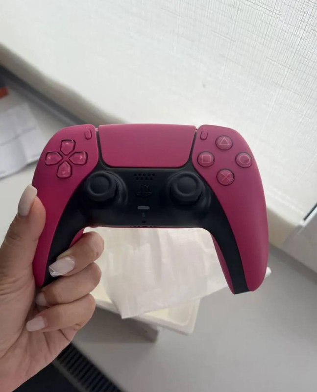Джойстики для PS5 розовый и белый