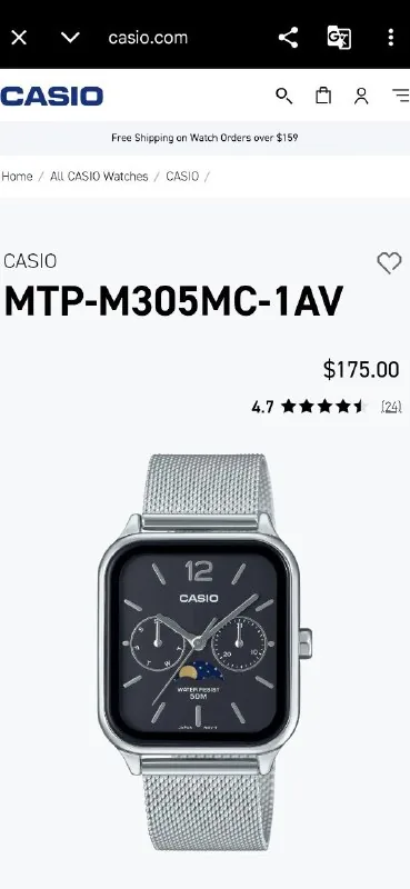 Casio MTP-M305MC-1AV 1