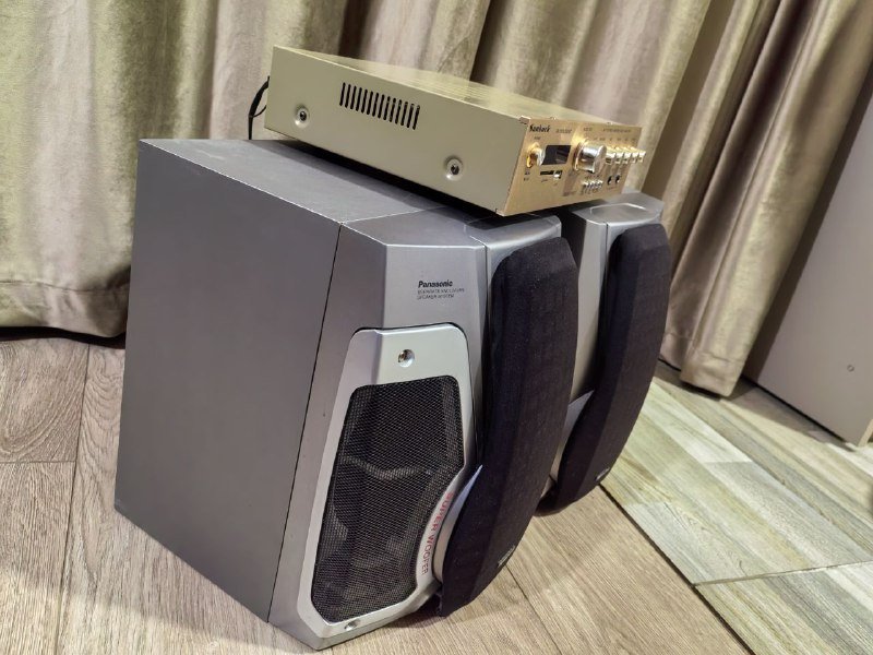 Колонки Panasonic и усилитель Sunbuck 8-канальный 2