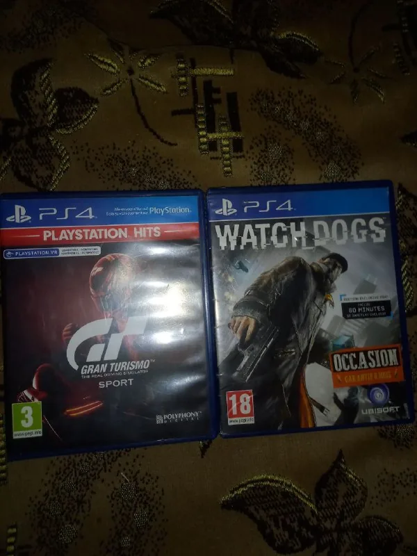 Игры для PS4 Gran Turismo Sport, Watch Dogs