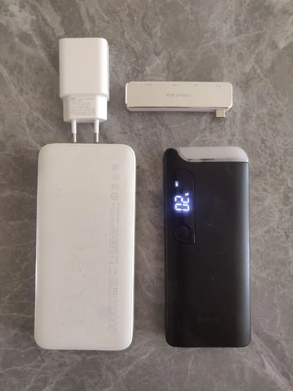 Powerbank Xiaomi, USB HUB Type-C, адаптер Xiaomi 20W