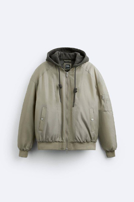 Бомбер Zara мужской размер M на небольшом утеплении