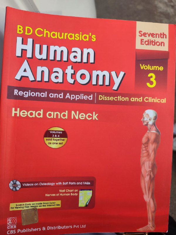 B D Chaurasia Human Anatomy vols 1-4, Medical Pharmacology, Anatomy and Neuroanatomy books 3