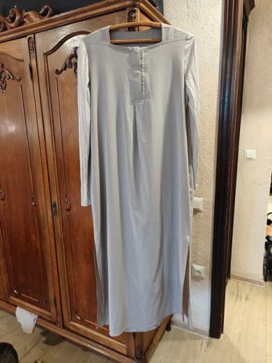 Лёгкое платье-рубаха с карманами размер М-L 3