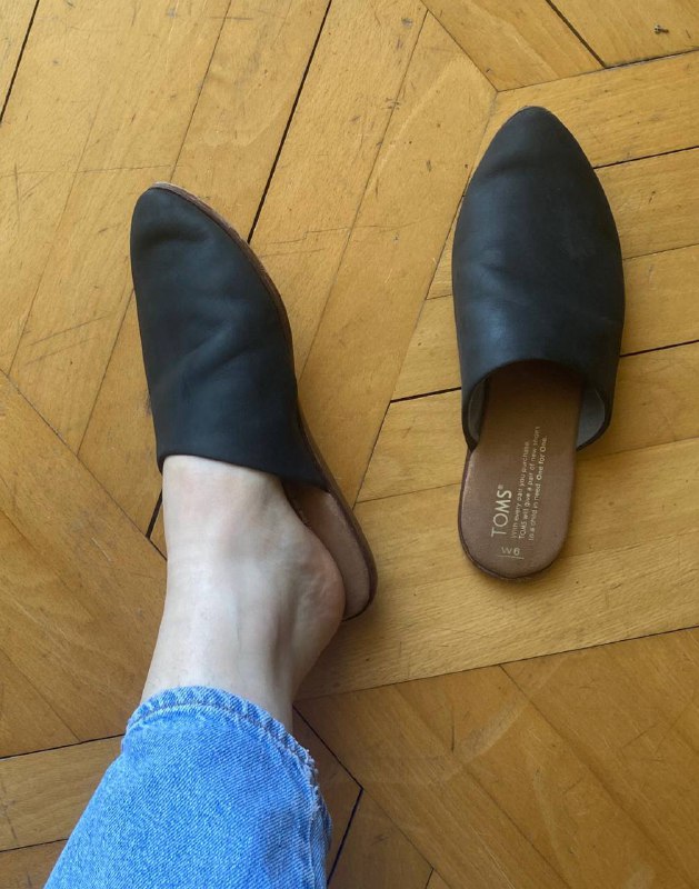 босоножки сабо Toms женские кожаные размер 37-38 3