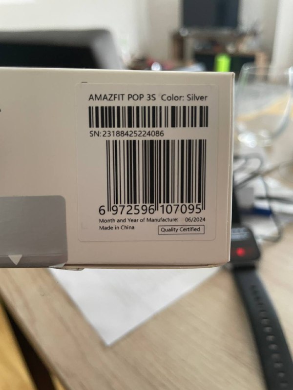 Часы Amazfit POP 3S Silver 3